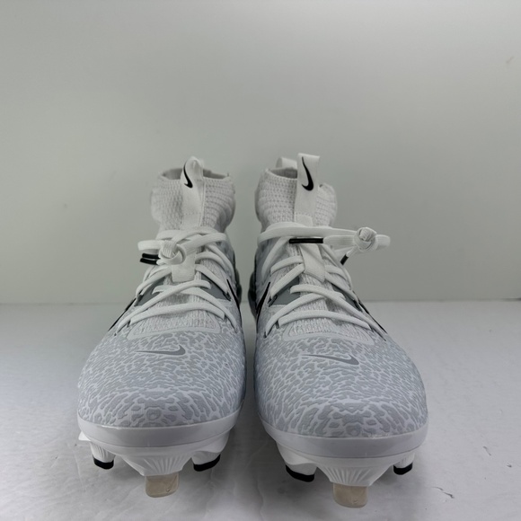 Nike Alpha Huarache NXT White Metal Baseball Cleats DJ6517-100 Mens Size 7 NEW - Picture 8 of 11